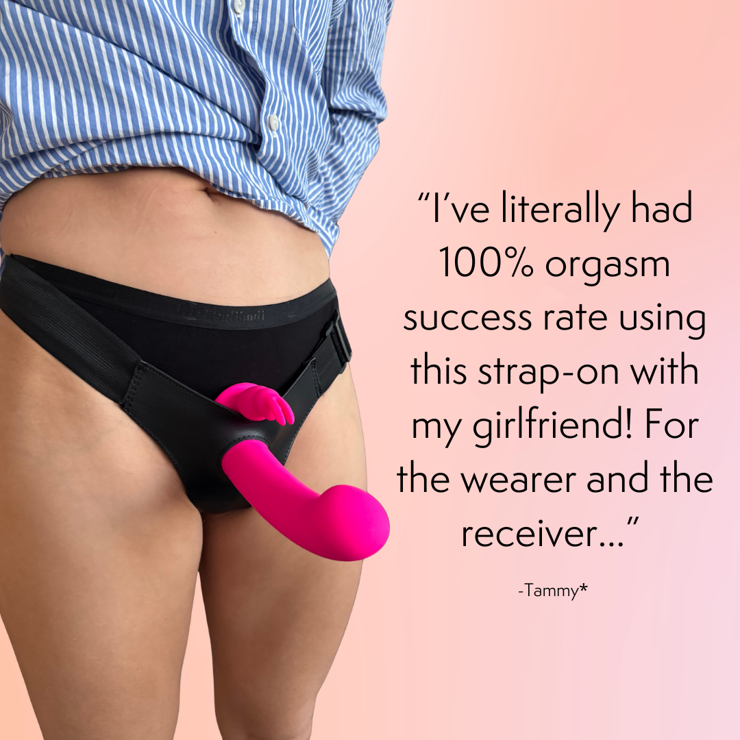 The Jessika Rabbit Strap-On & Harness - Dual Stimulation