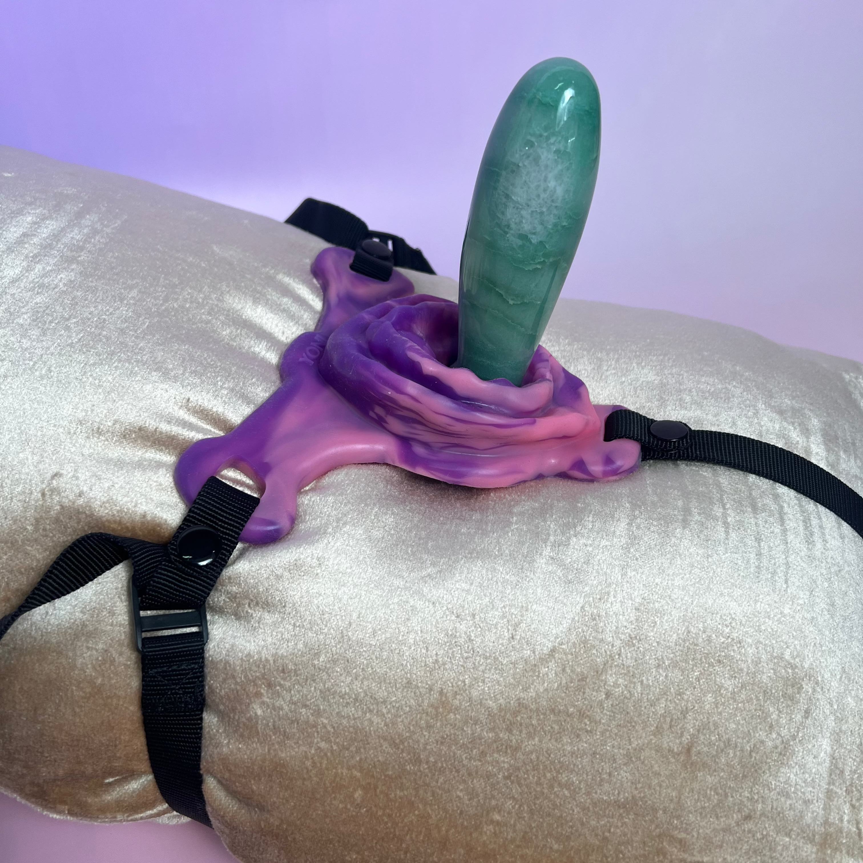 The Ryda - Vulva Silicone Grinder and Pleasure Wand Holder